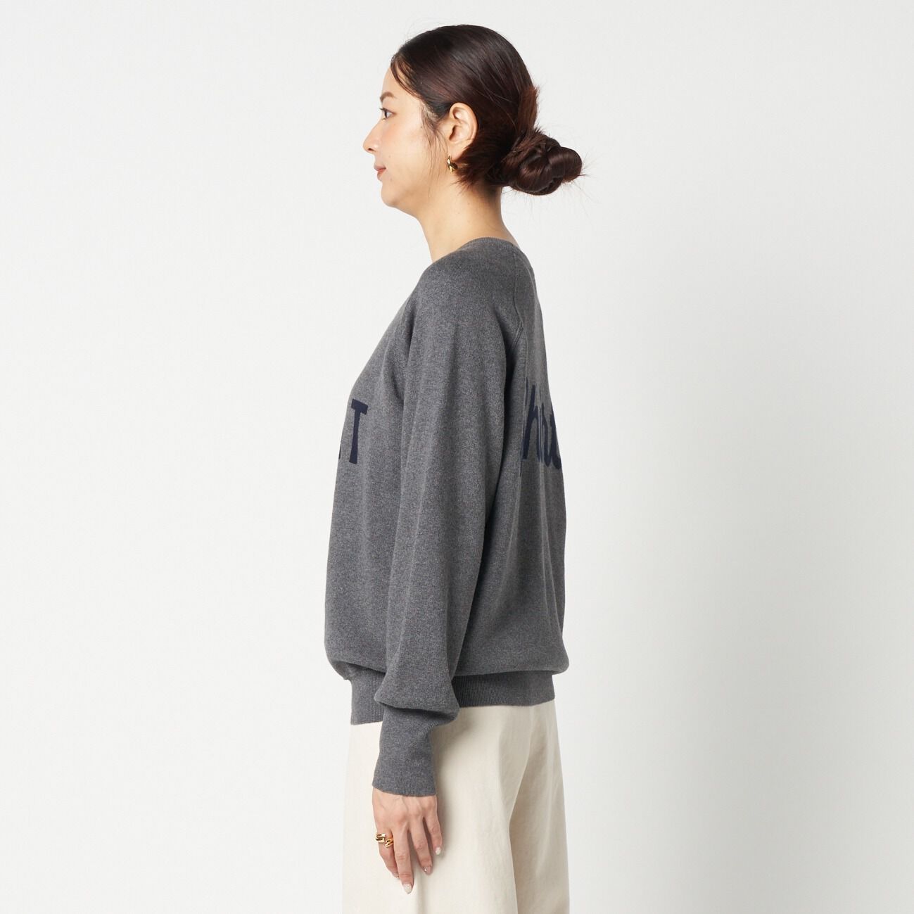 HELIOPOLE「HELIOPOLE DOUBLE JACQUARD LOGO KNIT」|ニット・セーター|