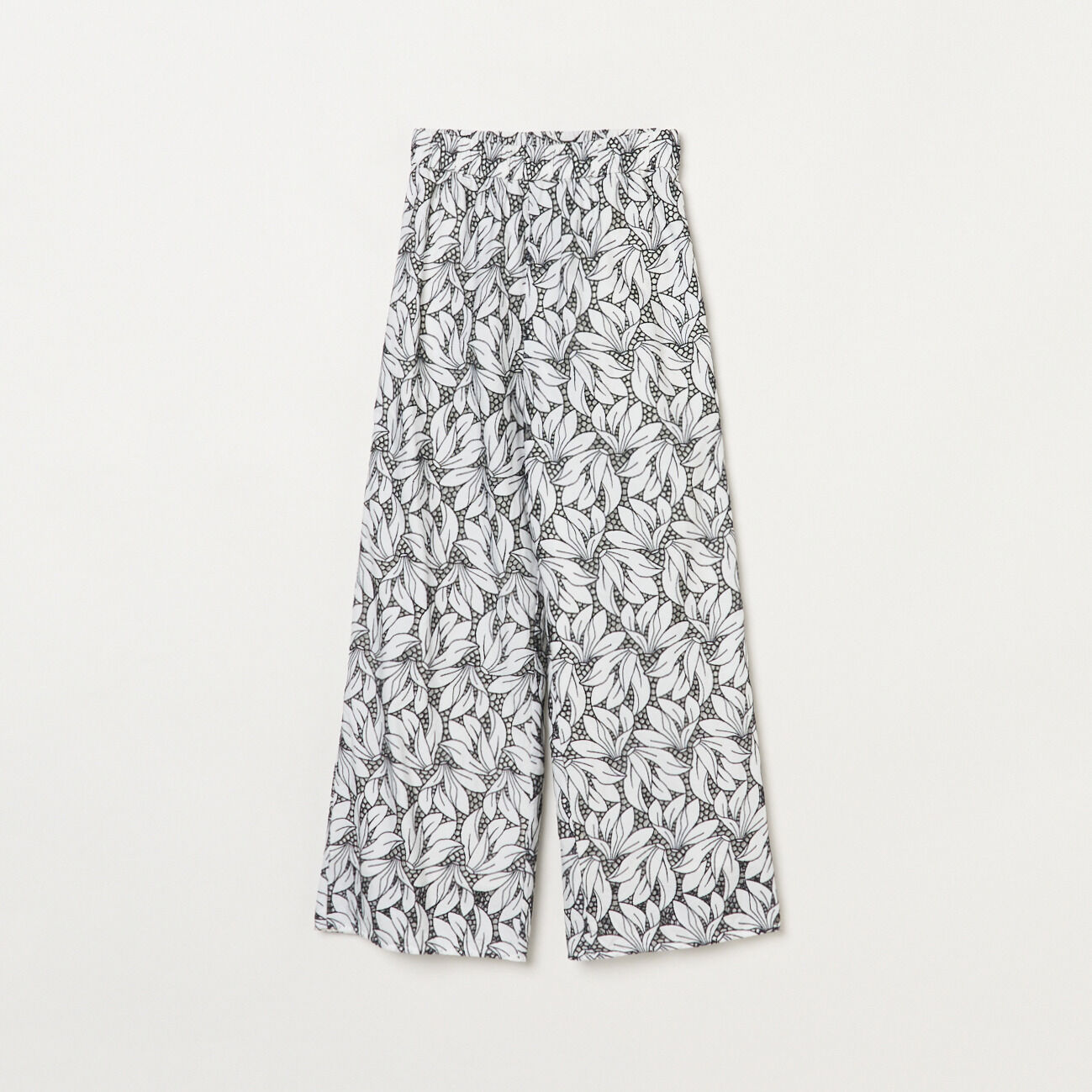  「TICCA FLOWER LACE PANTS」|チノ|ホワイト