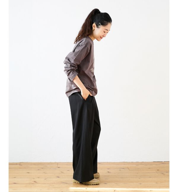  「【吸湿/発熱】裏起毛ツータックパンツ」|その他|
