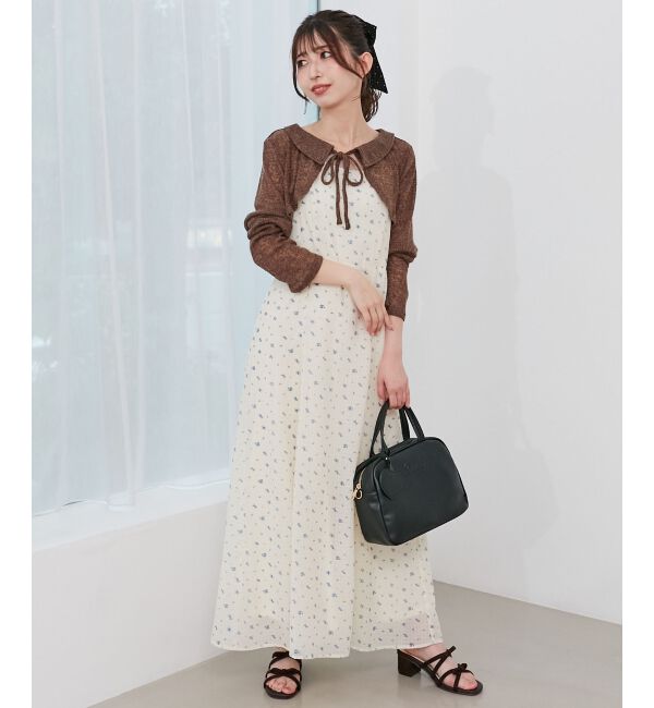  「ショートボレロセットキャミワンピース」|ワンピース|