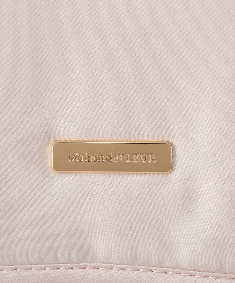 Maison de FLEUR「【2Way】リボン付き2Wayマルチケース」|ポーチ|