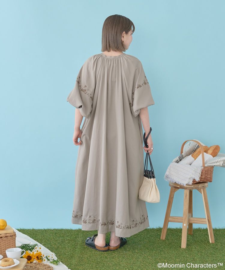 AMERICAN HOLIC「【WEB限定】Moomin 刺繍スキッパーワンピース」|ワンピース|