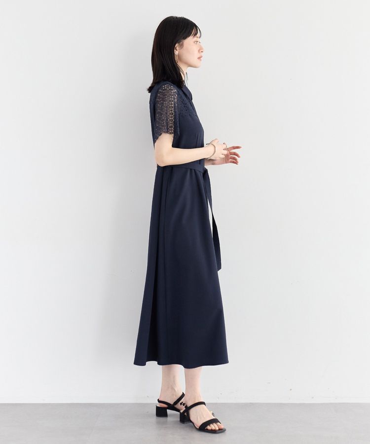 YECCA VECCA「レース切替ワンピース」|ワンピース|