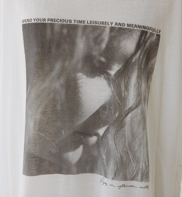  「シアーフォトプリントTシャツ」|プルオーバー|