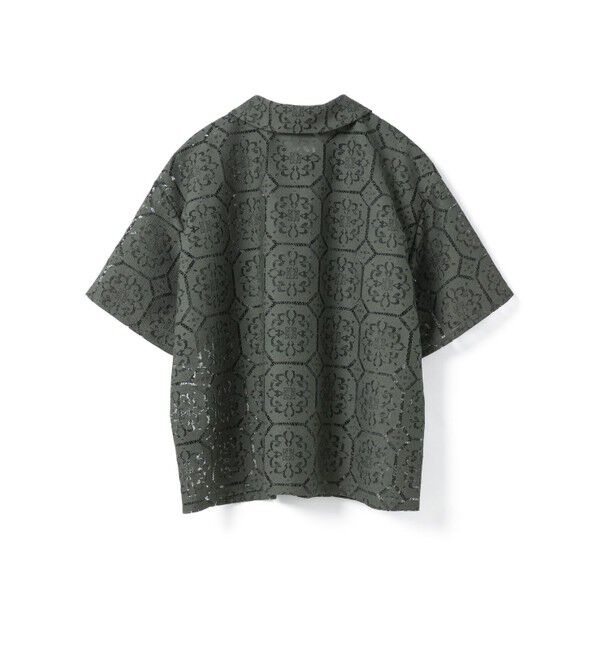 mizuiro ind「mizuiro ind タイルレースシャツ」|シャツ・ブラウス|