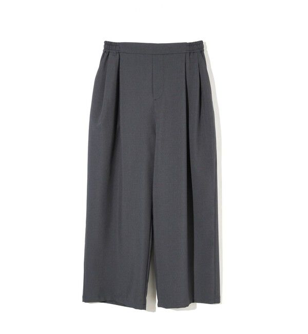 MIDIUMISOLID「MIDIUMISOLID for Ladies タックイージーパンツ」|その他|チャコールグレー