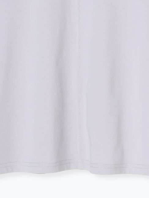 Samansa Mos2「【接触冷感】袖オーガンジー切り替えTシャツ」|Tシャツ・カットソー|