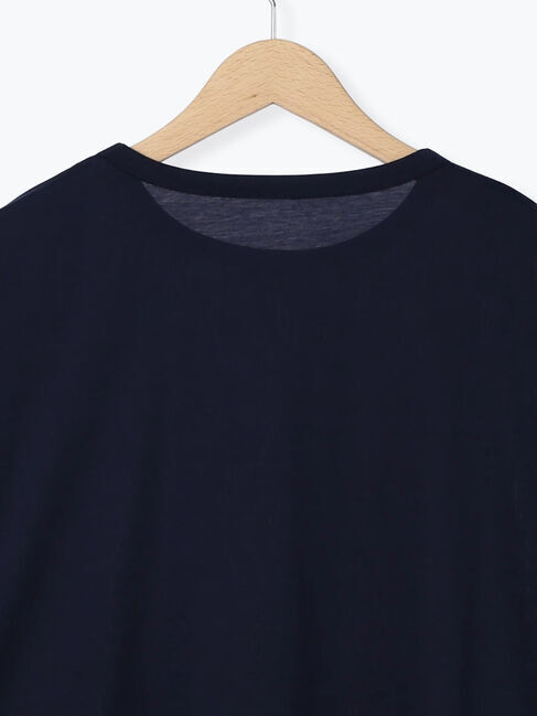 Samansa Mos2「アシンメトリーリンガーTシャツ」|Tシャツ・カットソー|