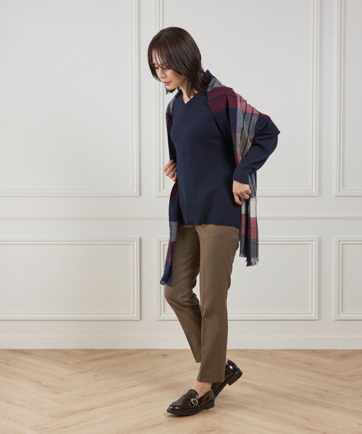 DAY by DAY it&rsquo;s international「Vネックニットプルオーバー《Melty air organic cotton》」|ニット・セーター|