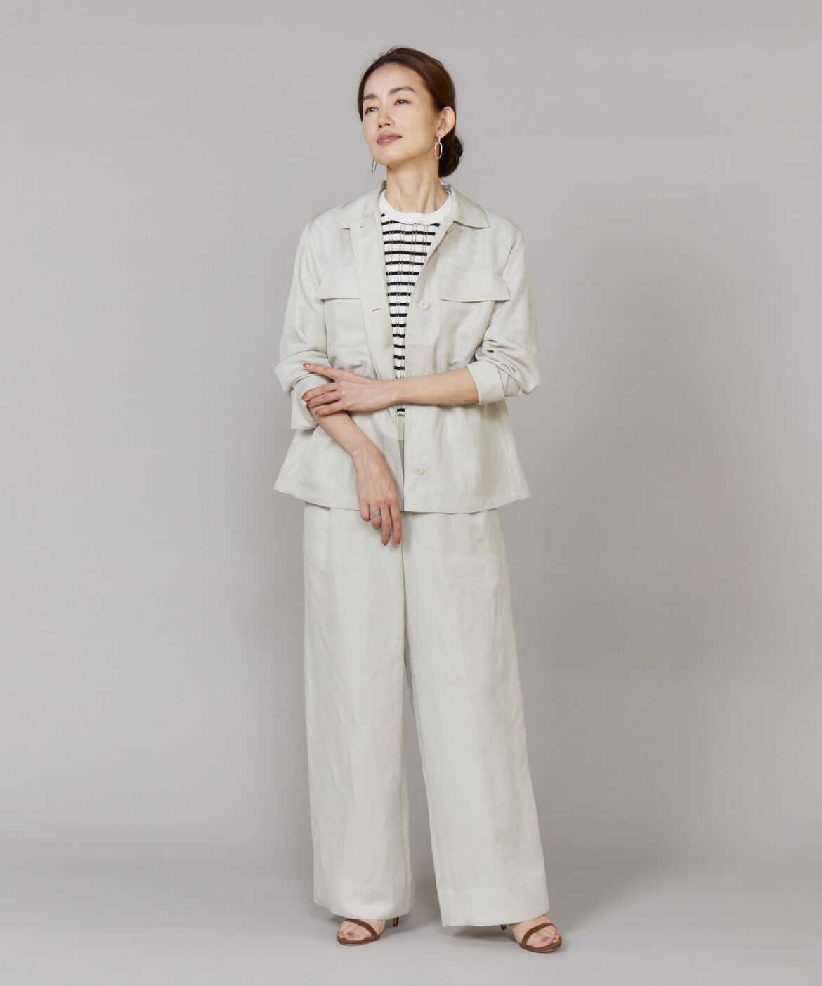 Le Souk「《大きいサイズ》タックワイドパンツ　」|その他|