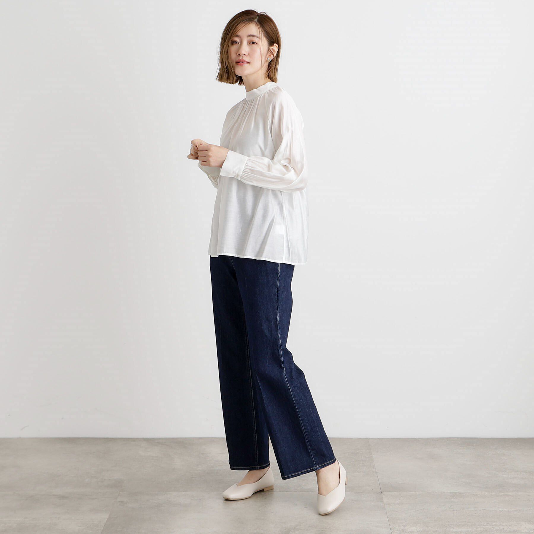 grove「【人間工学】つつまれフィットスクエアトゥフラットパンプス【入卒対応可】」|その他|