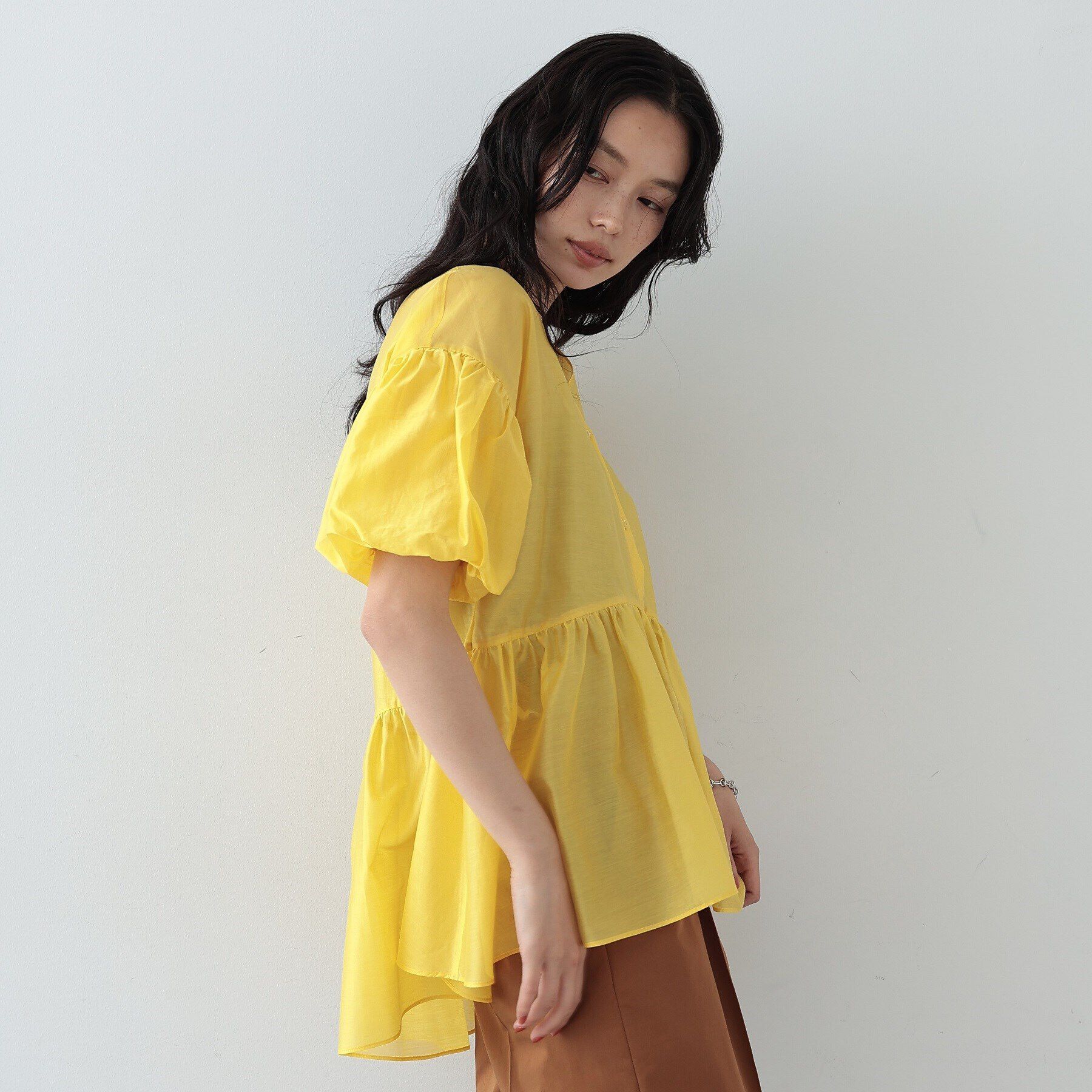 GALLEST「シアーペプラムブラウス」|シャツ・ブラウス|