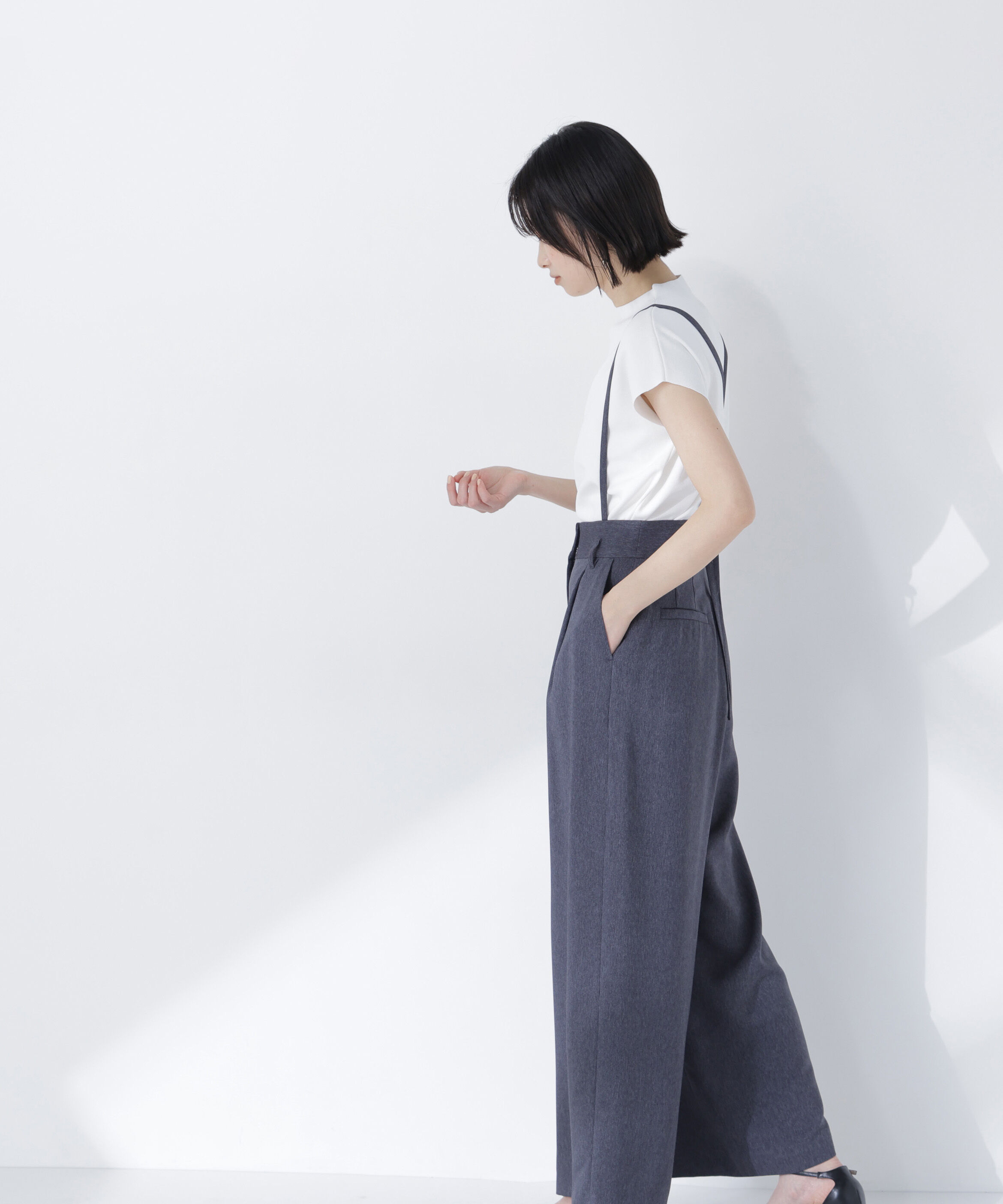 「サス付シャンブレーパンツ」|その他|