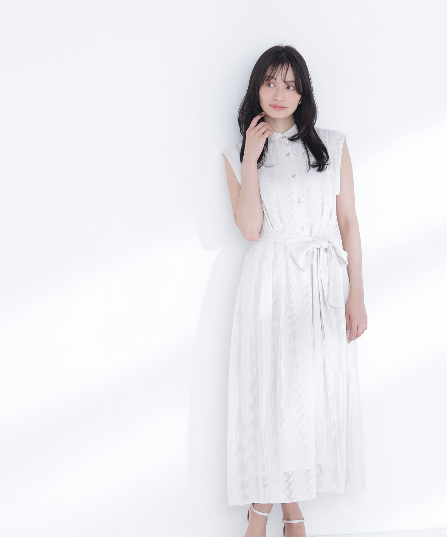  「シャドーストライプワンピース」|ワンピース|