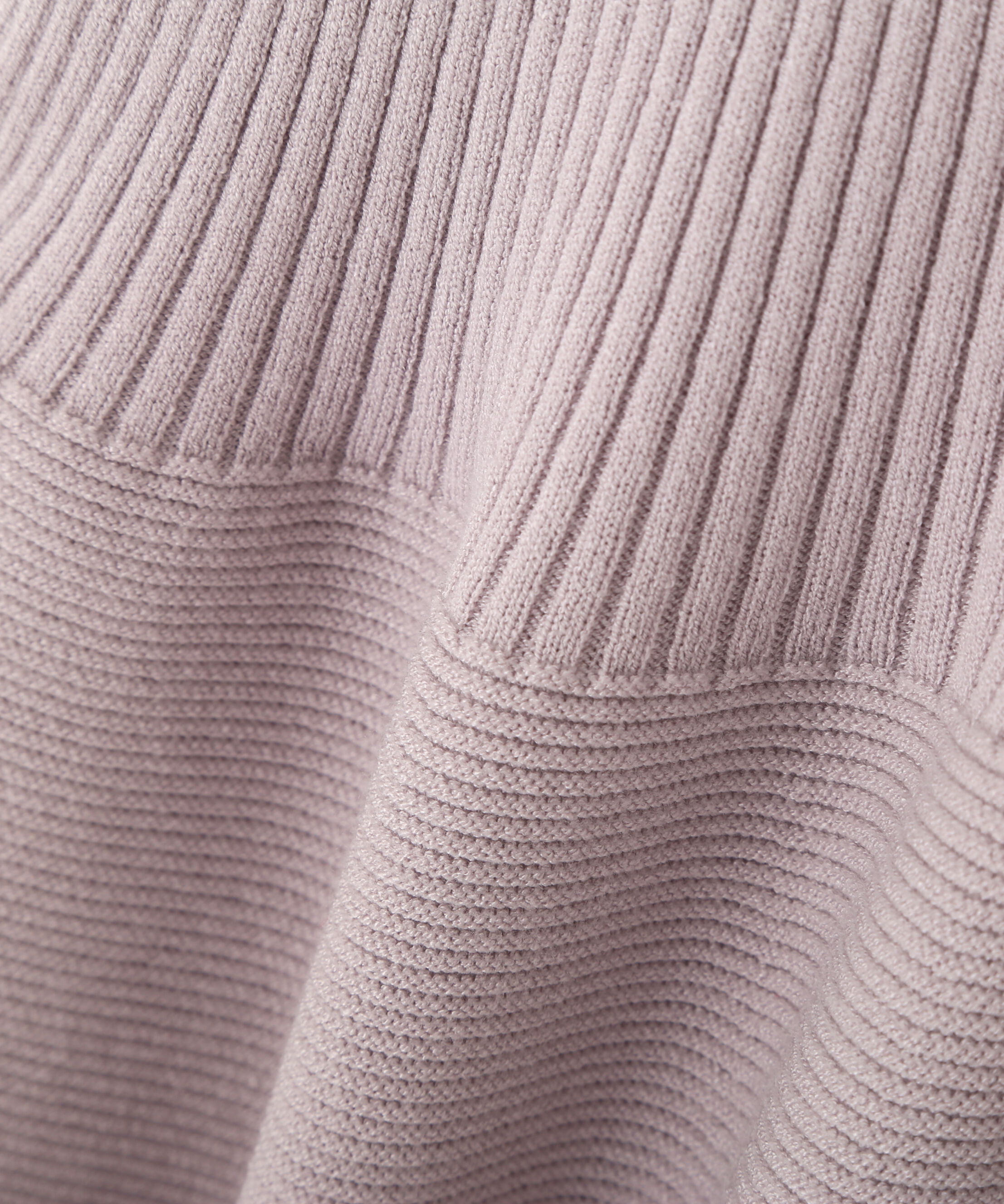 PROPORTION BODY DRESSING「シアー切替ペプラムニット　26SS」|ニット・セーター|