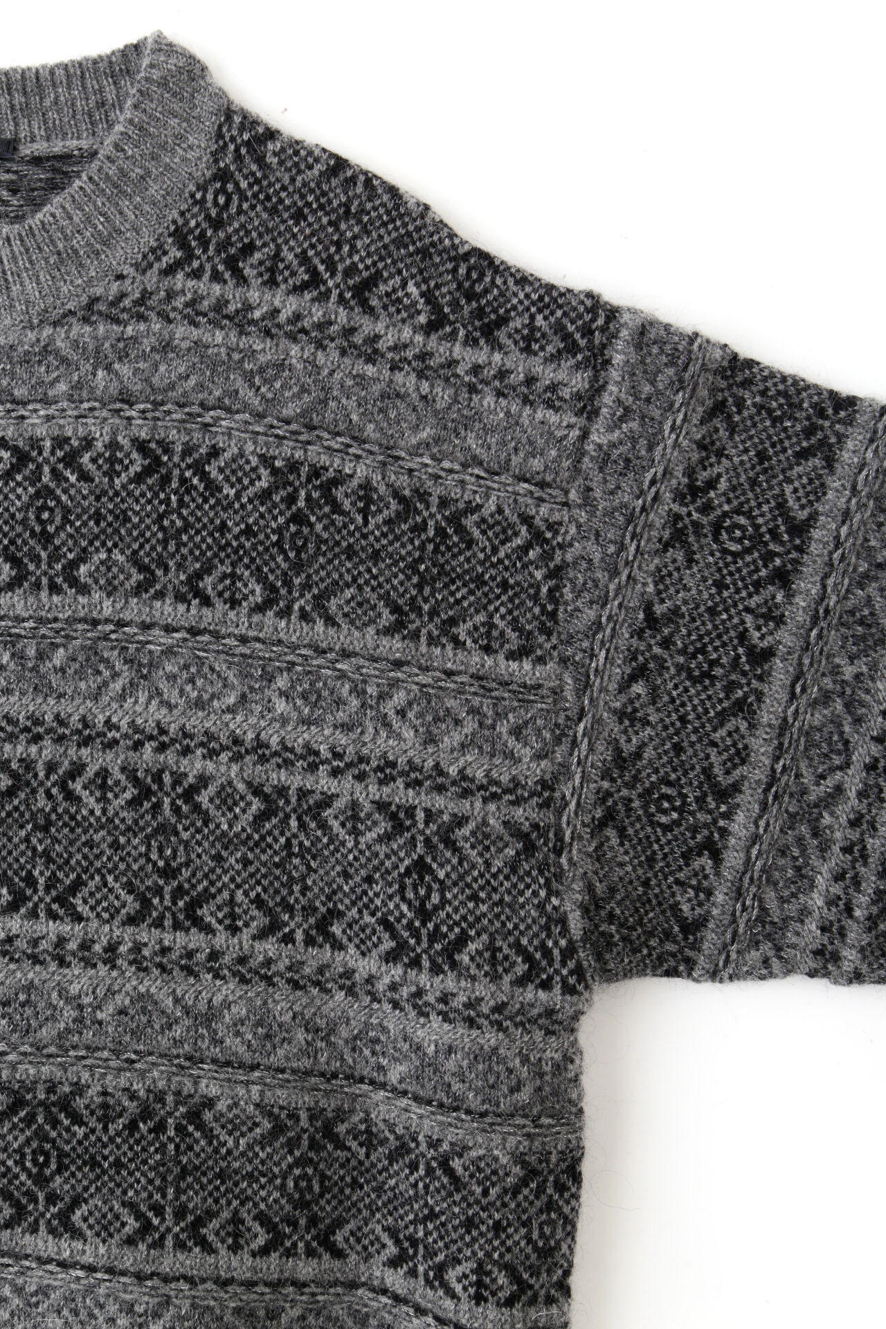 YLEVE 「YLEVE / WOOL MOHAIR FAIR ISLE KNIT」|ニット・セーター|