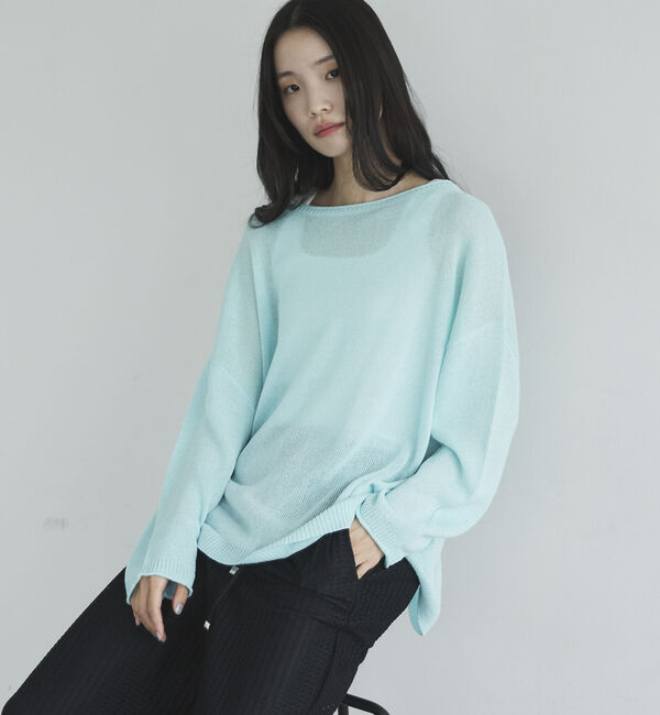 Doux archives「ペーパーヤーンプルオーバー」|ニット・セーター|CYAN