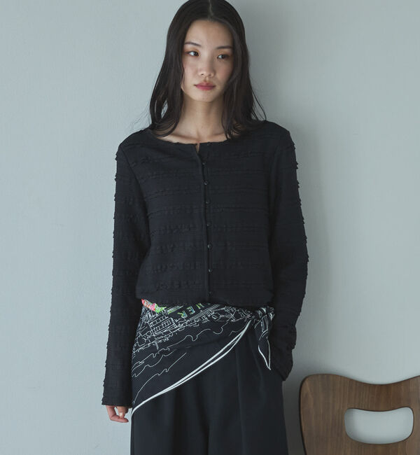 Doux archives「２ＷＡＹフリルカットソーカーディガン」|Tシャツ・カットソー|
