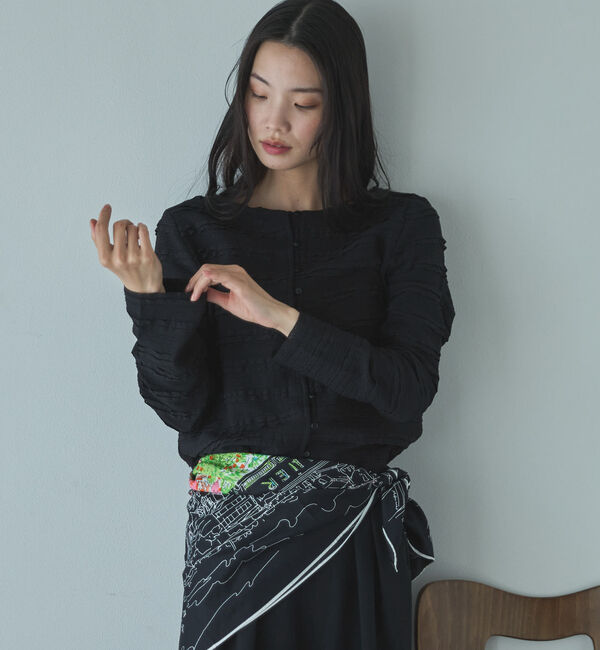Doux archives「２ＷＡＹフリルカットソーカーディガン」|Tシャツ・カットソー|