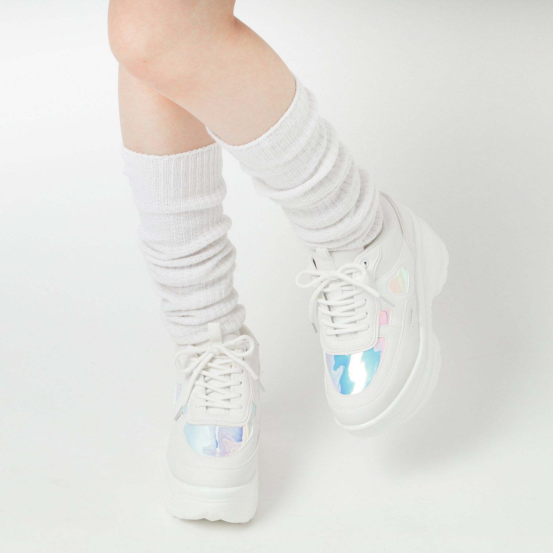 csT&P「厚底ハートオーロラスニーカー」|スニーカー|