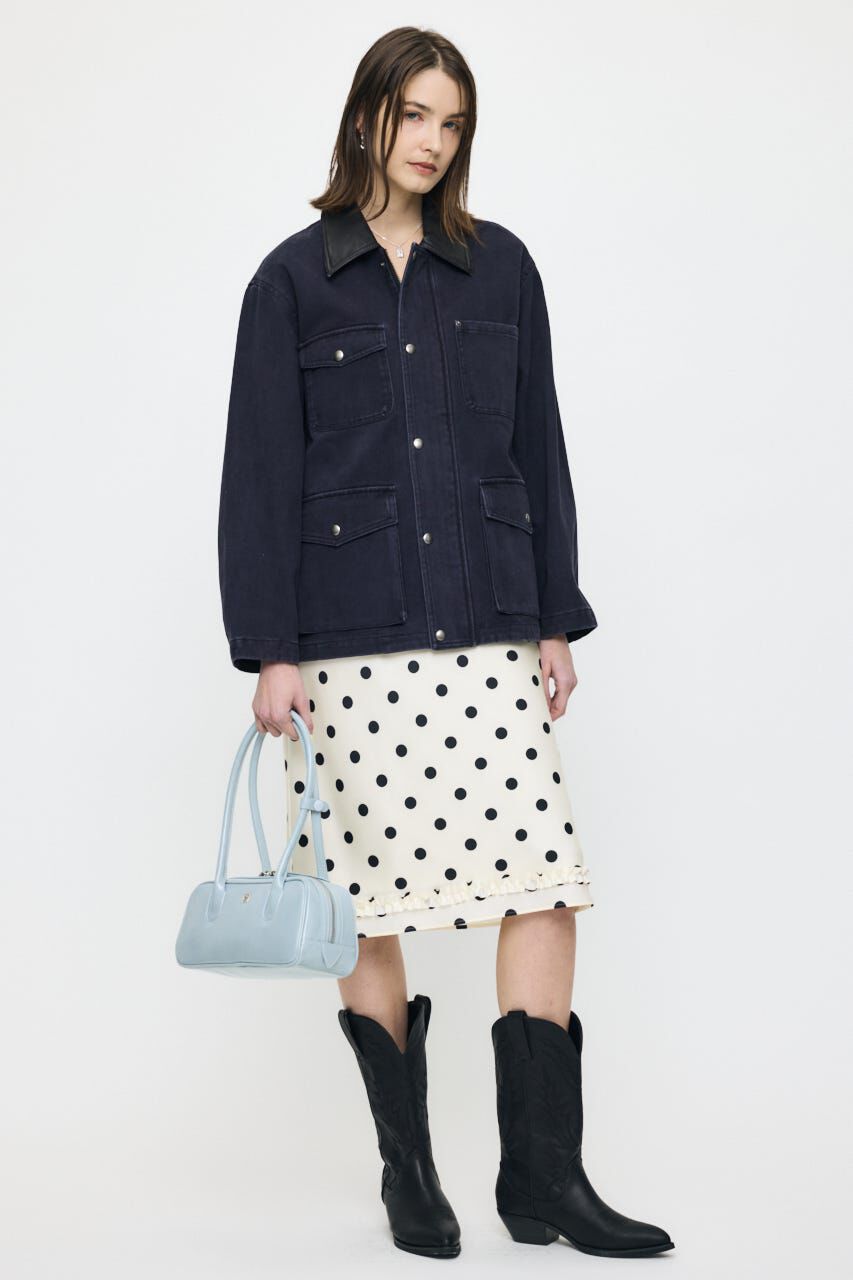 MOUSSY「SATIN DOT スカート」|スカート|