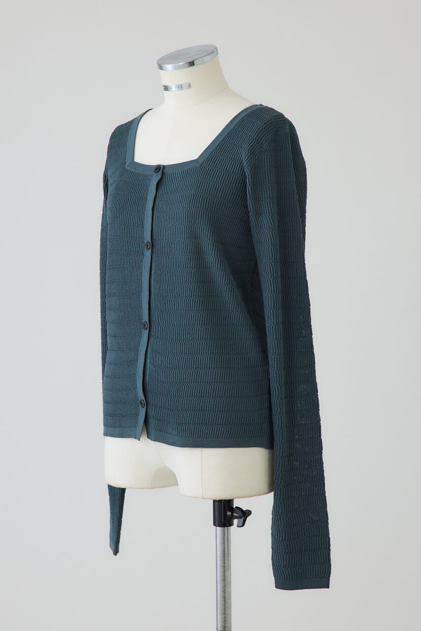 RIM.ARK 「Tuck rib knit CD」|カーディガン|