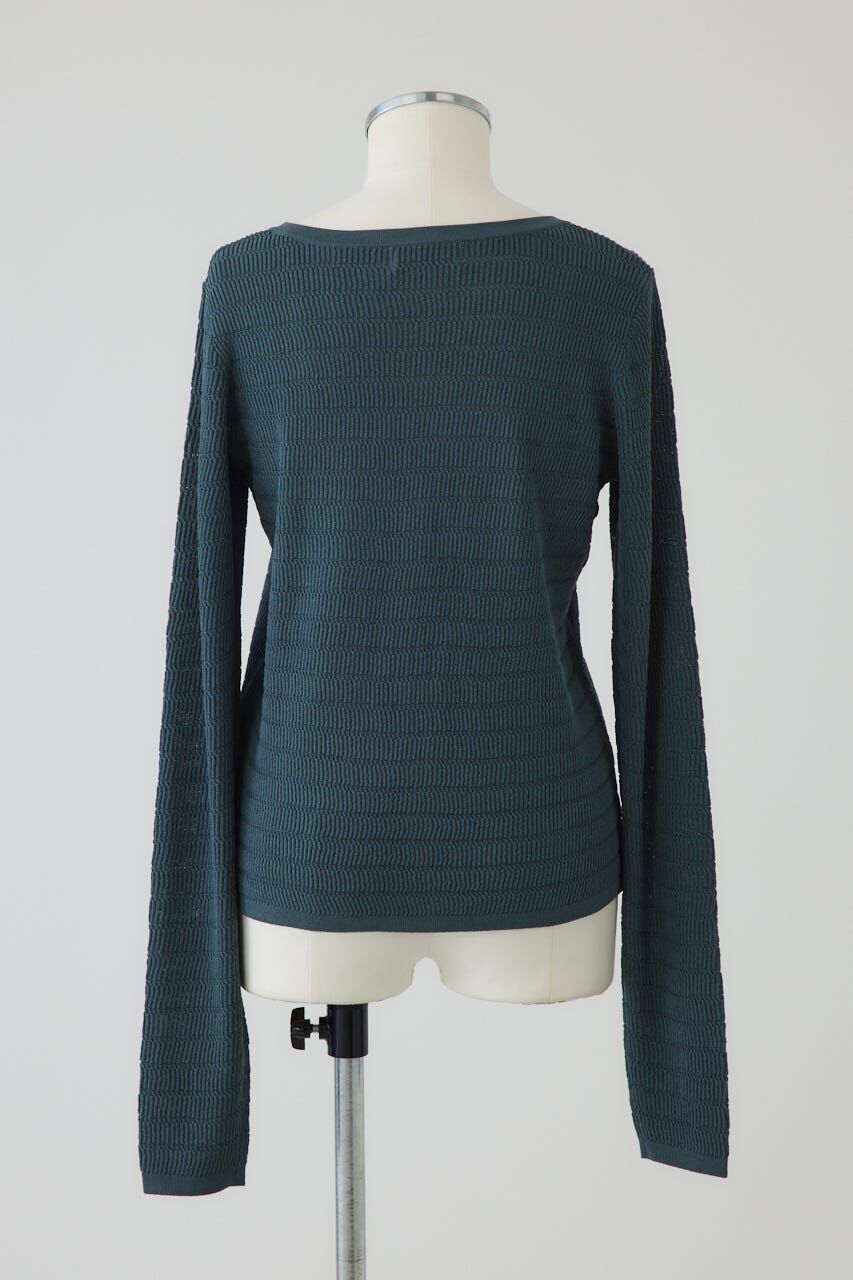 RIM.ARK 「Tuck rib knit CD」|カーディガン|