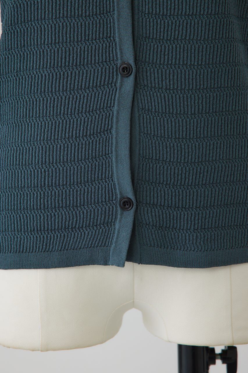 RIM.ARK 「Tuck rib knit CD」|カーディガン|
