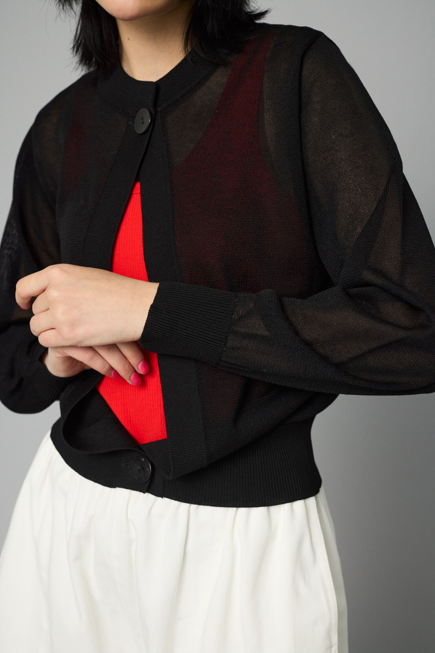 HeRIN.CYE「2way cardigan」|ニット・セーター|