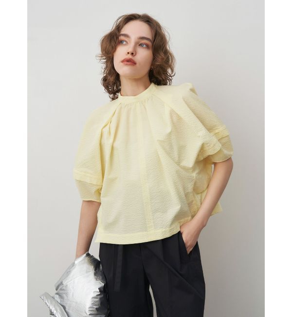 ELENDEEK「2WAY VOLUME SLEEVE BL」|シャツ・ブラウス|