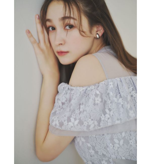 dazzlin「【藤井サチコラボ】オフショルレースドレス」|ドレス|