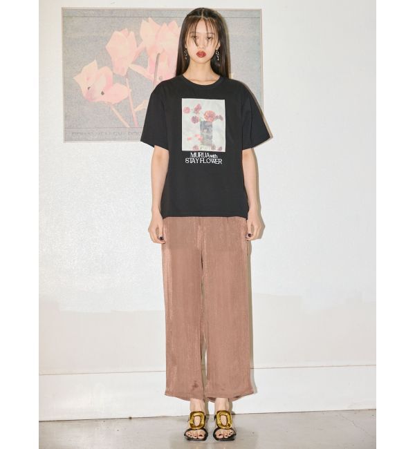 MURUA「【MURUA&times;STAYFLOWER】フォトチュールTシャツ」|Tシャツ・カットソー|