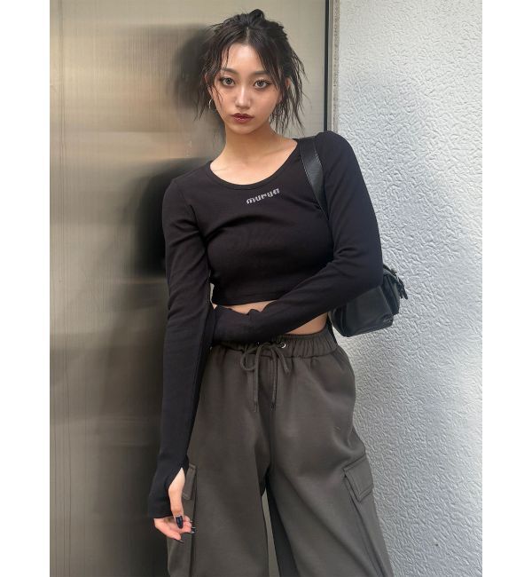 MURUA「HOTFIXロゴテレコトップス」|Tシャツ・カットソー|