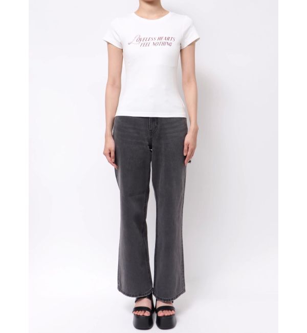 EVRIS「タイトグラフィックTシャツ」|Tシャツ・カットソー|