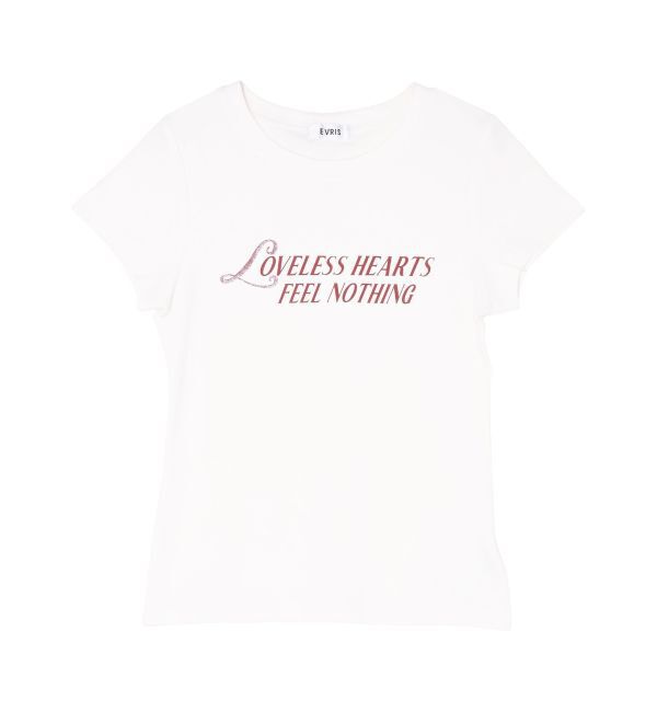 EVRIS「タイトグラフィックTシャツ」|Tシャツ・カットソー|