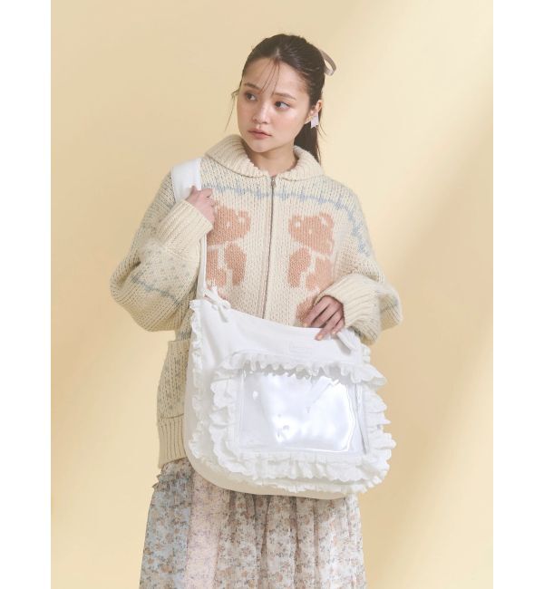 merry jenny「bear cowichan knit」|カーディガン|