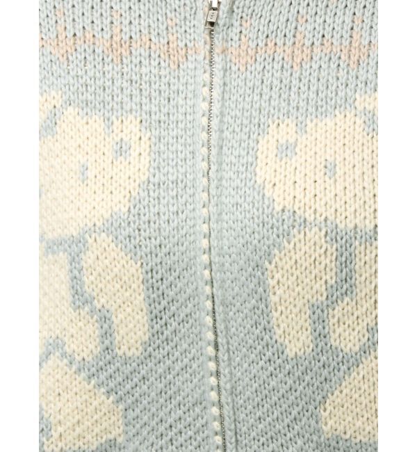 merry jenny「bear cowichan knit」|カーディガン|