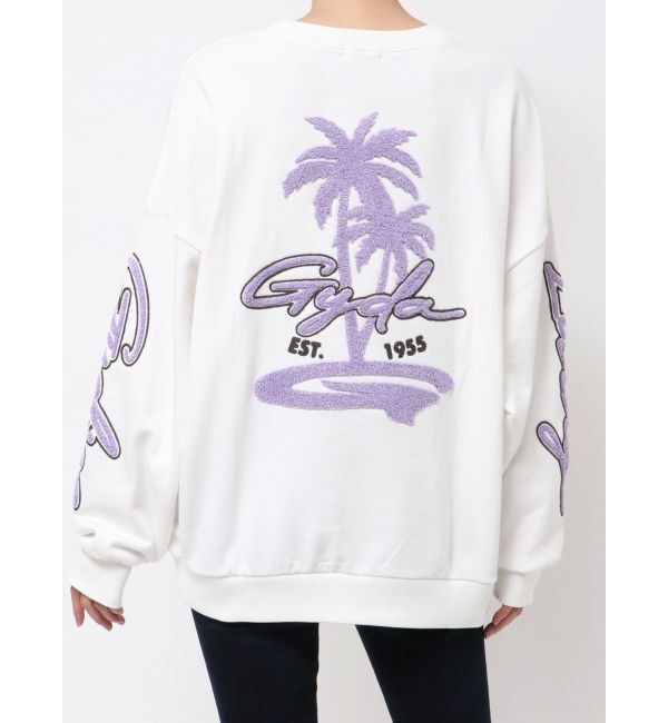 GYDA「palm tree Gydies Lovingサガラスウェットトップス」|スウェット・ジャージ|
