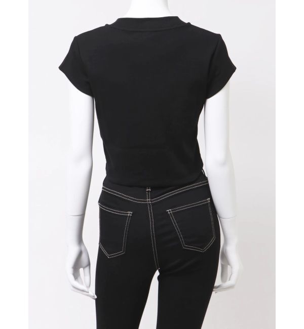 GYDA「Calvin Klein MONOLOGO BABY RIB TEE」|Tシャツ・カットソー|
