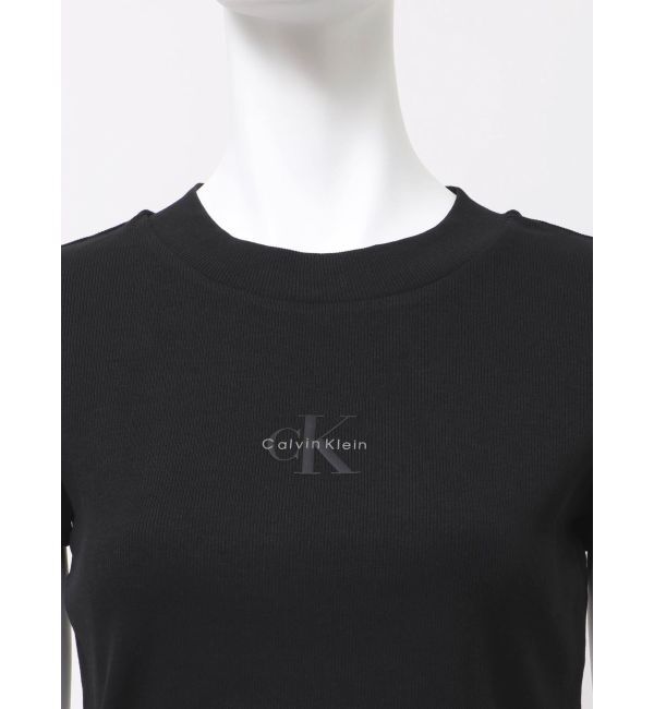GYDA「Calvin Klein MONOLOGO BABY RIB TEE」|Tシャツ・カットソー|