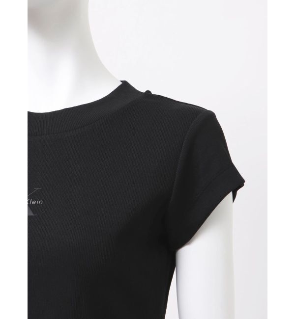 GYDA「Calvin Klein MONOLOGO BABY RIB TEE」|Tシャツ・カットソー|