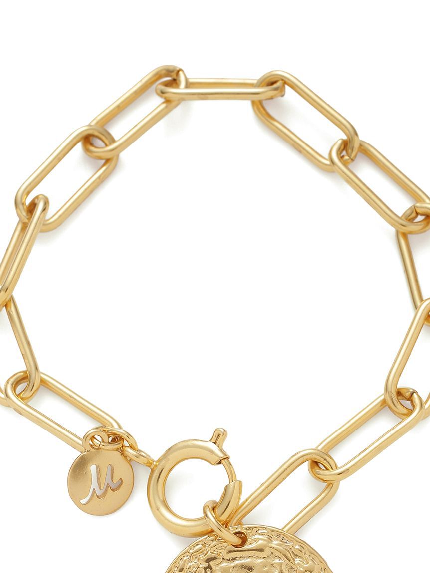 Mila Owen「【EVERYDAY PROOF JEWELRY 】コインスクエアチェーンブレス」|ブレスレット・バングル|