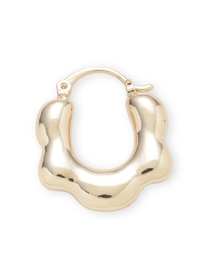 emmi atelier「フラワーフリルワンタッチピアス」|ピアス|