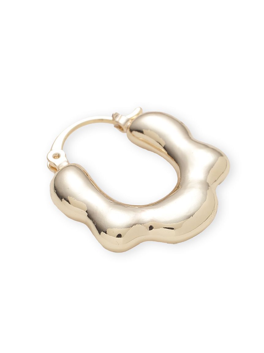 emmi atelier「フラワーフリルワンタッチピアス」|ピアス|