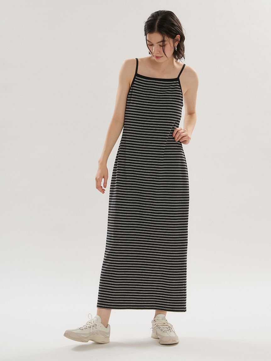 emmi atelier「emmiロゴカップ付きパイルワンピース」|ワンピース|