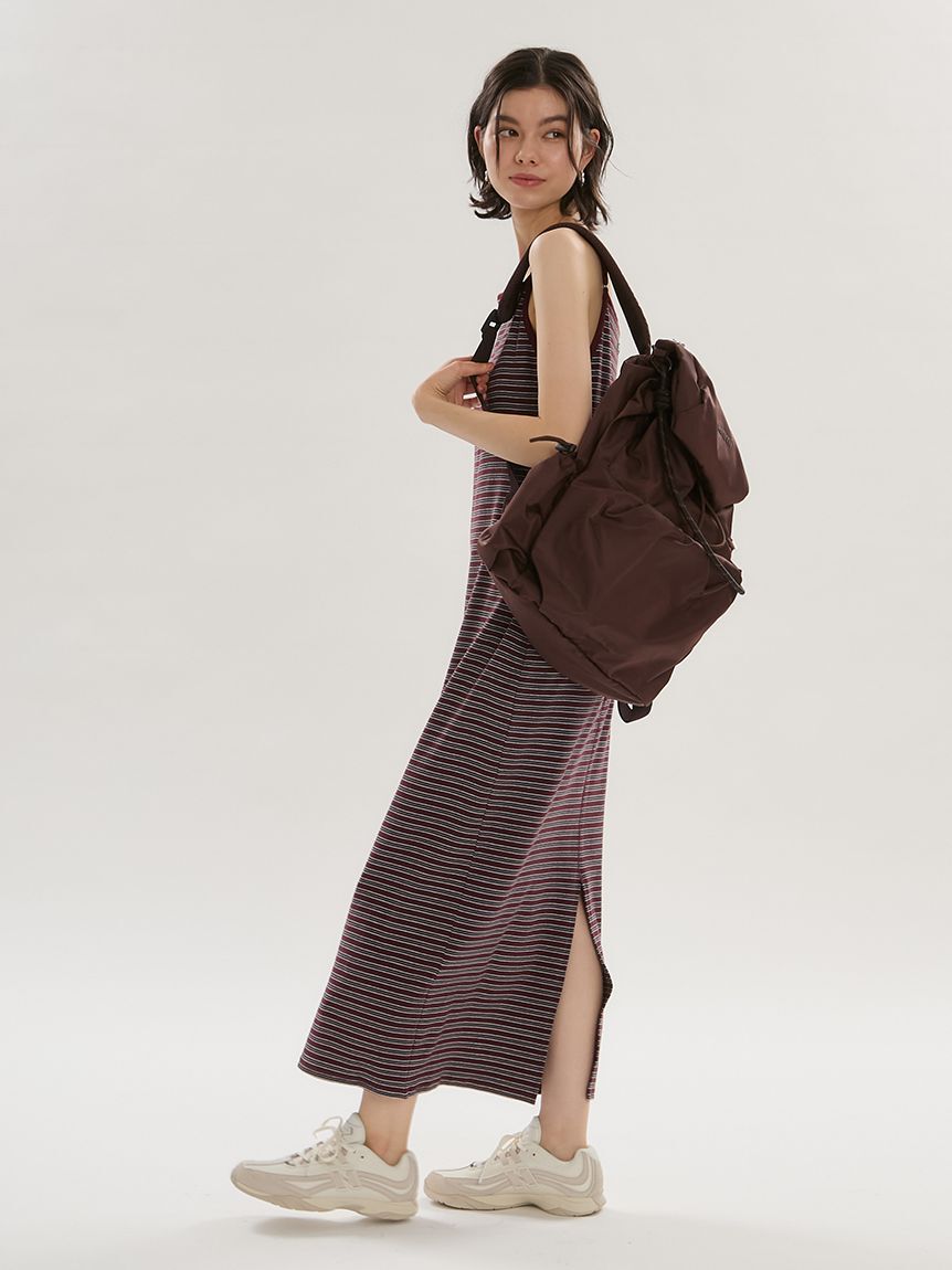 emmi atelier「emmiロゴカップ付きパイルワンピース」|ワンピース|