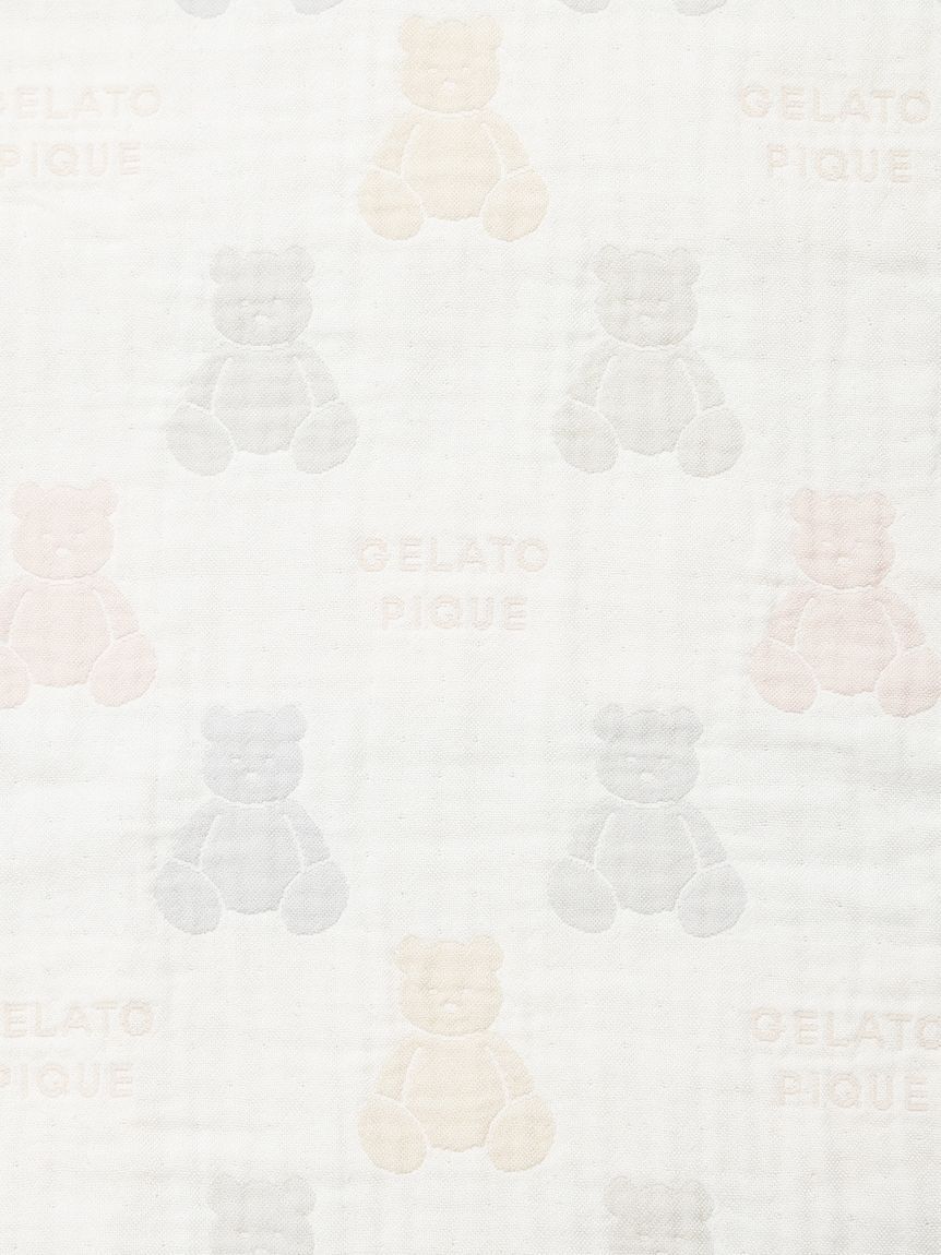 GELATO PIQUE KIDS & BABY「【ラッピング済み】【BABY】ベア３重ガーゼブランケット&スタイSET」|その他ベビー用品|