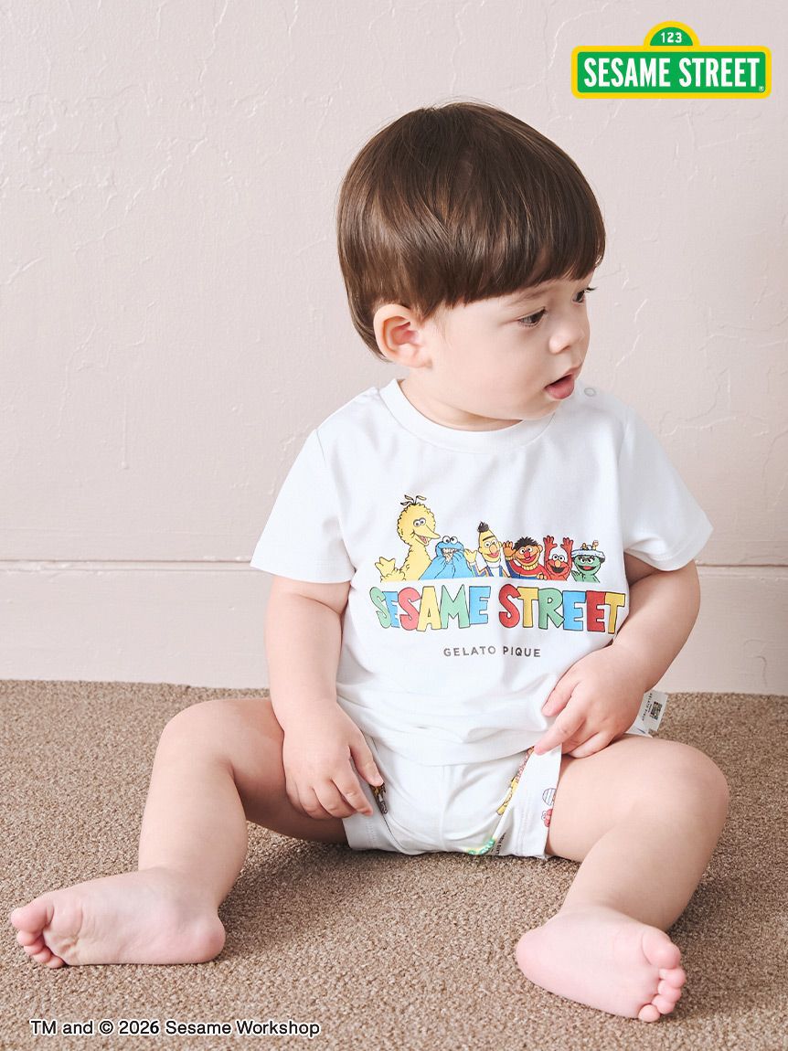 GELATO PIQUE KIDS & BABY「【SESAME STREET】【BABY】ワンポイントTシャツ」|その他ベビーウェア|OWHT