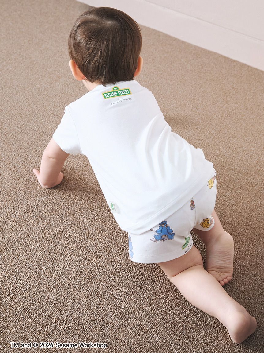 GELATO PIQUE KIDS & BABY「【SESAME STREET】【BABY】ワンポイントTシャツ」|その他ベビーウェア|