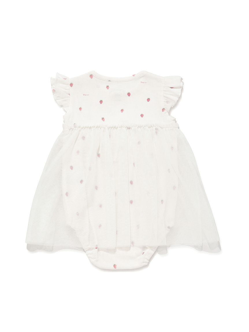 GELATO PIQUE KIDS & BABY「【ラッピング済み】【BABY】ストロベリー柄チュールロンパース&スタイSET」|その他ベビー用品|